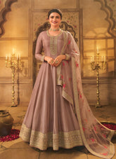 Dola Silk Embroidered Gown in Pyazi